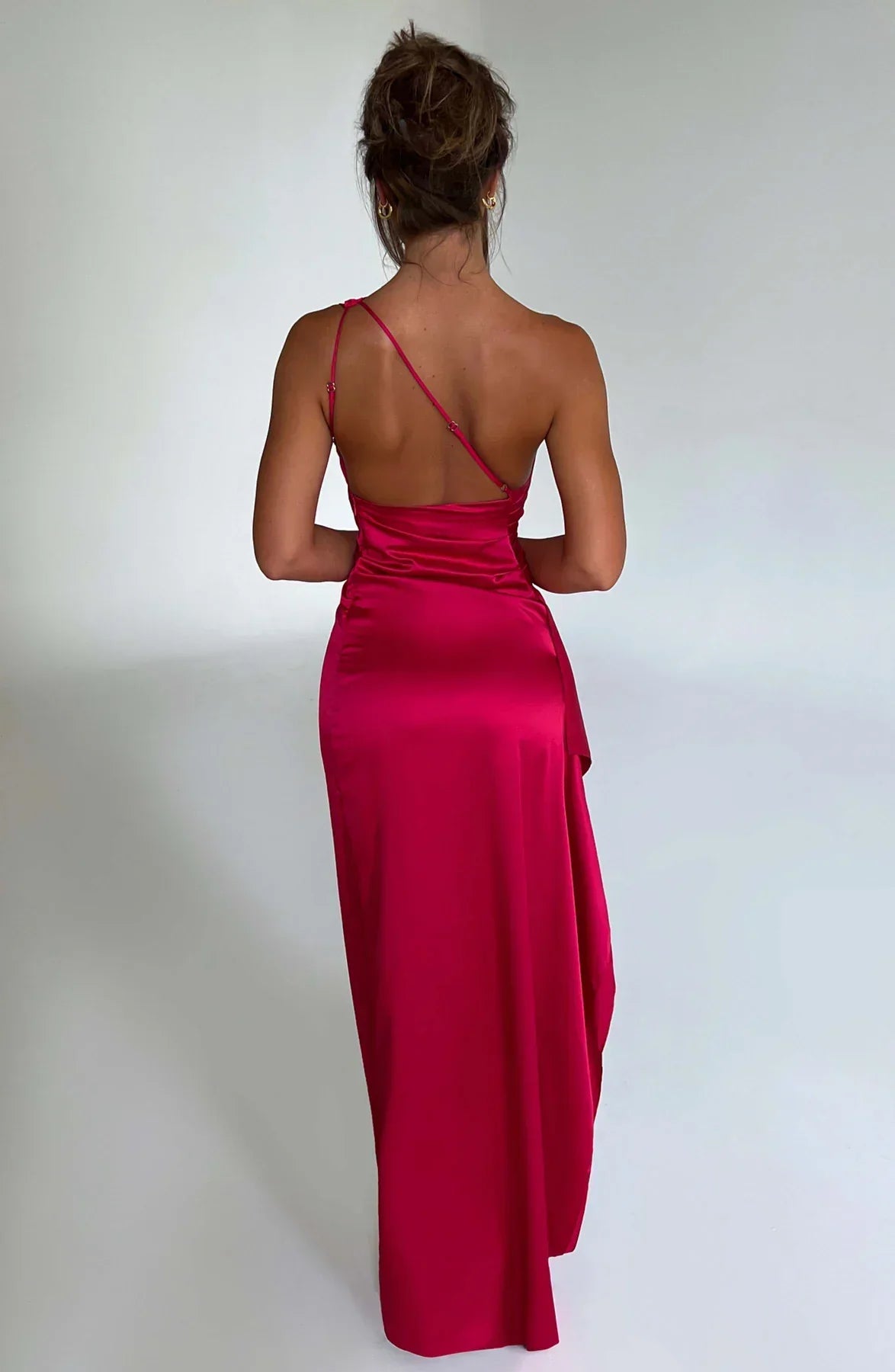 Zephyrine | Elegant Satin Maxi Formal Evening Gown for Women