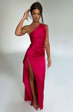 Zephyrine | Elegant Satin Maxi Formal Evening Gown for Women