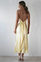 Ziona | Elegant Satin Maxi Dress for Women