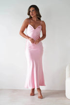 Ziona | Elegant Satin Maxi Dress for Women
