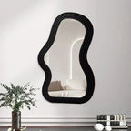 Spiegelia Cloud-Shaped Decorative Wall Mirror ABS Material 26x41 cm for Living Room Bedroom Bathroom