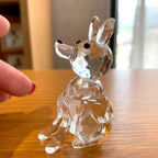 Animal Crystal Paperweight Figurines Modern Decorative Office Desk Accessories
