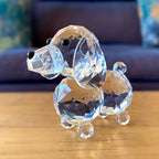 Animal Crystal Paperweight Figurines Modern Decorative Office Desk Accessories
