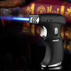 Portable Butane Torch Jet Flame Lighter Windproof Metal Outdoor Camping Cooking Ignition Tool