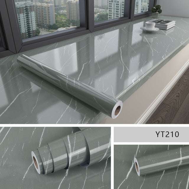 Self-Adhesive Protective Film PVC Waterproof Washable Decorative Surface Cover for Furniture Walls Floors