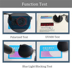 Polarized Clip-On Sunglasses with UV400 Lenses Flip-Up Mechanism Universal Fit for Glasses