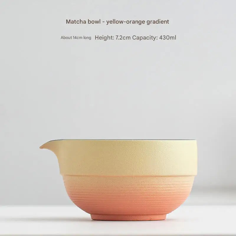 Handcrafted Japanese Ceramic Matcha Bowl Green Standard Size Traditional Tea Cup
