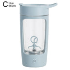 Harrow Electric Protein Shaker Mixer 650ml BPA-Free Tritan Leak-Resistant with Carry Handle