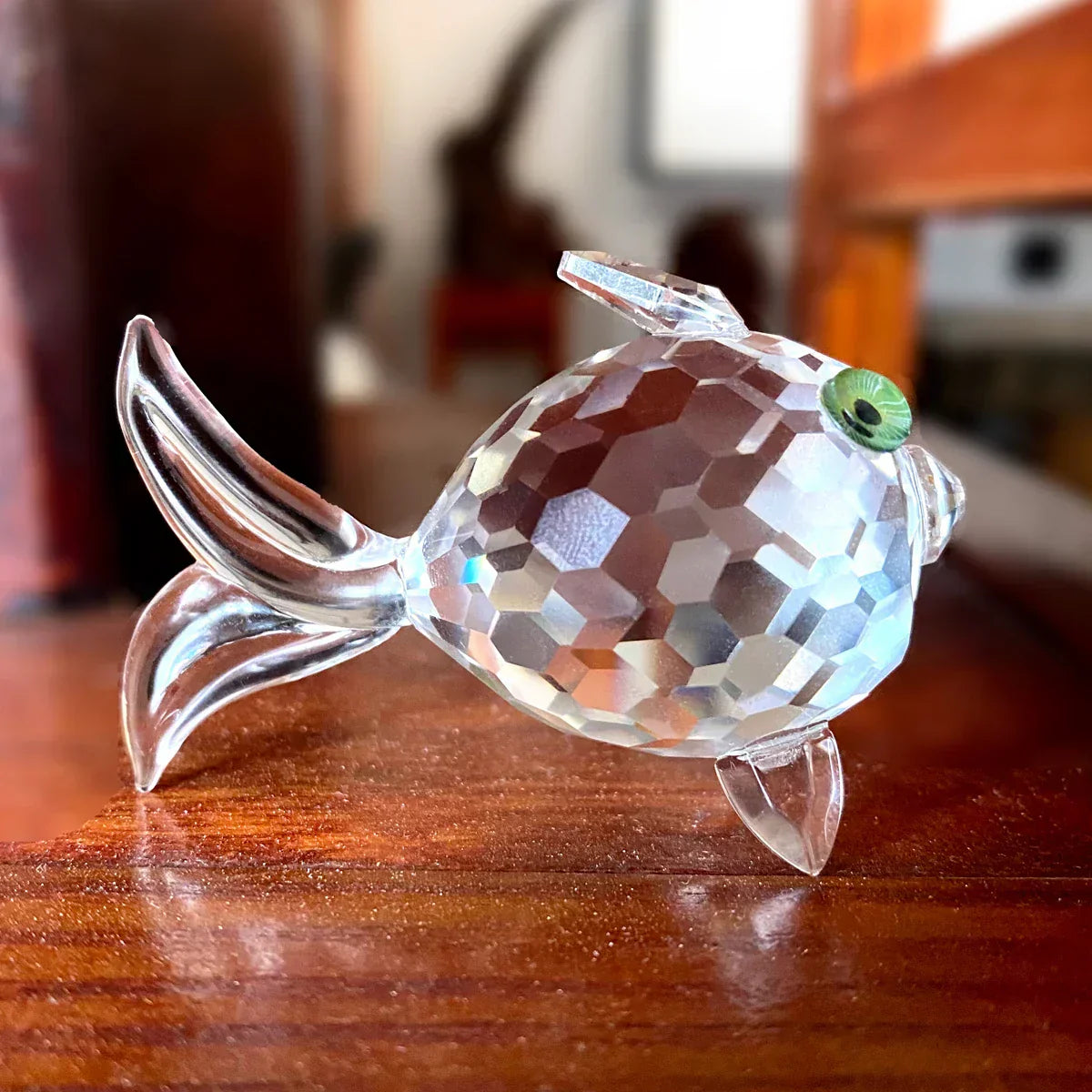 Animal Crystal Paperweight Figurines Modern Decorative Office Desk Accessories