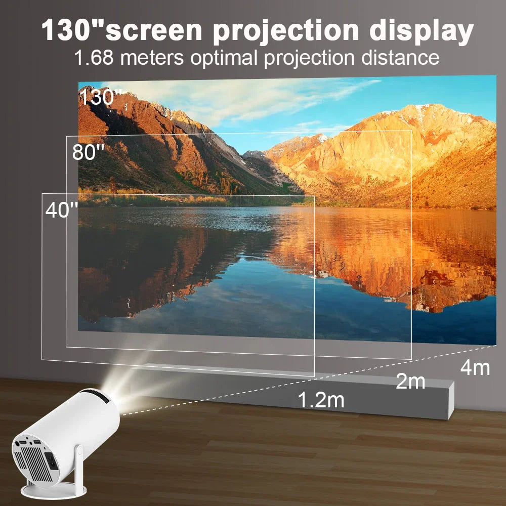 Cinemate 4K Ultra HD Projector Native 720p Resolution Bluetooth HDMI Streaming Compatible