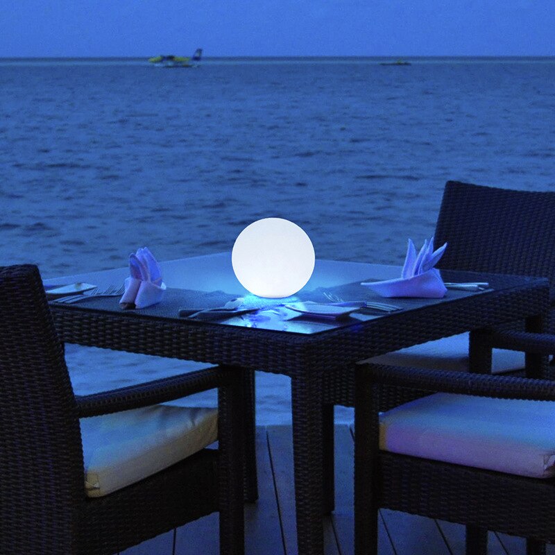 Moon Battery LED Table Lamp Rechargeable Wireless Indoor Outdoor Color Changing Light