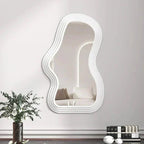 Spiegelia Cloud-Shaped Decorative Wall Mirror ABS Material 26x41 cm for Living Room Bedroom Bathroom