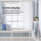 Adjustable Telescopic Clothes Hanger Rod Space Saver Metal Closet Organizer 50-80cm