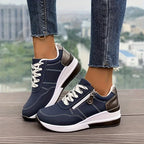 Harrow Scarlett orthopedic walking sneaker for women, supportive design with cushioned sole and breathable fabric upper.
