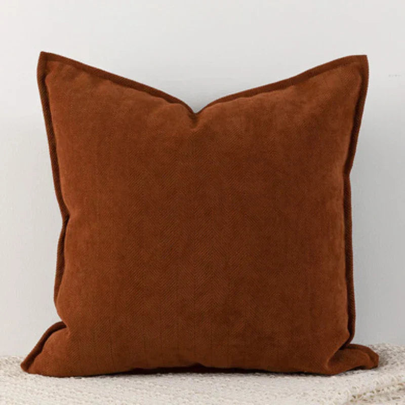 Harrow Chenille Pillow Cover Soft Washable Cushion Cover for Living Room Bedroom Sofa