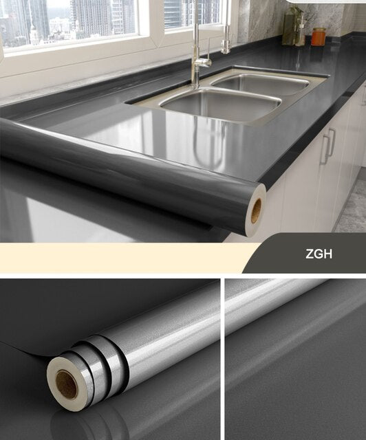 Self-Adhesive Protective Film PVC Waterproof Washable Decorative Surface Cover for Furniture Walls Floors