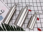 Elegant Stainless Steel Hand Pump Soap Dispenser Refillable Glossy Finish 250ml 350ml 550ml
