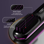 Thermal Styling Brush for Short Hair and Bangs Ceramic Bristles Cordless