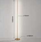 Lightmoon Modern LED Floor Lamp Aluminum Minimalist Moon Phase Design