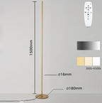 Lightmoon Modern LED Floor Lamp Aluminum Minimalist Moon Phase Design