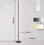 Lightmoon Modern LED Floor Lamp Aluminum Minimalist Moon Phase Design