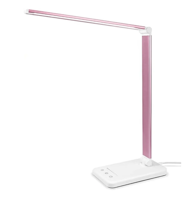 Adjustable LED Desk Lamp with USB Charging and Flexible Arm Contemporary Table Light