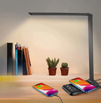 Adjustable LED Desk Lamp with USB Charging and Flexible Arm Contemporary Table Light