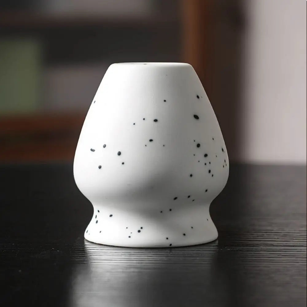 Ceramic Matcha Bowl with Pouring Spout 13.5cm Traditional Japanese Green Tea Chawan