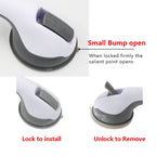Safety Grab Bar with Non-Slip Grip and Vacuum Suction Cup for Bathroom and Shower Support