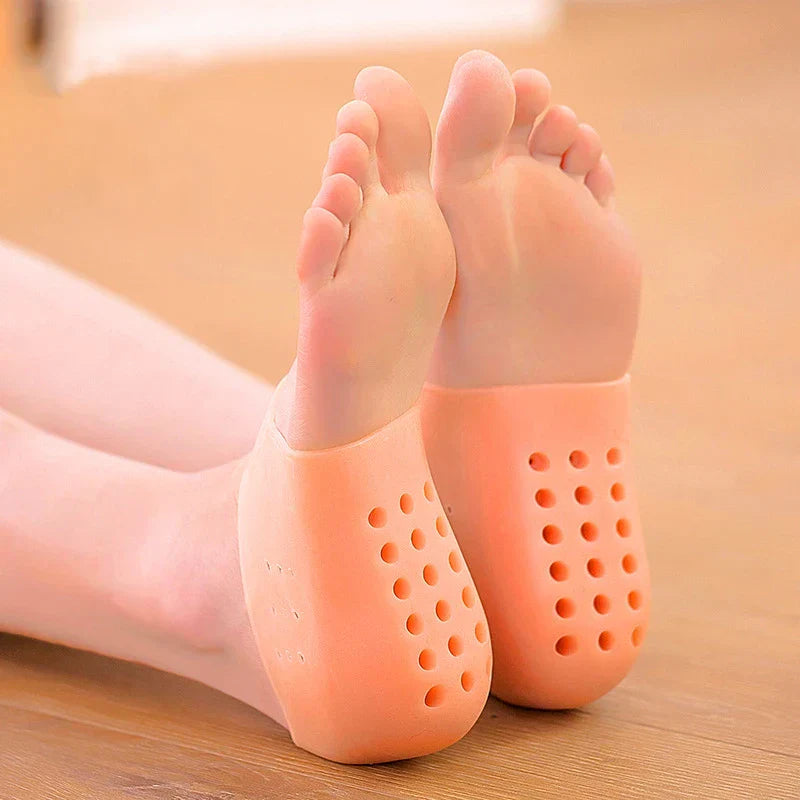 Unisex Invisible Silicone Height Increase Insoles Transparent Shoe Lift Pads 1 Pair