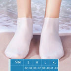 Silicone Wetsuit Beach Socks Non-Slip Water Shoes Quick-Dry Aqua Socks for Surfing Snorkeling Swimming