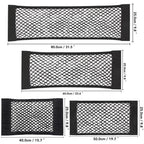 Stretchy Elastic Mesh Car Backseat Organizer Net for Vehicle Storage and Tidiness