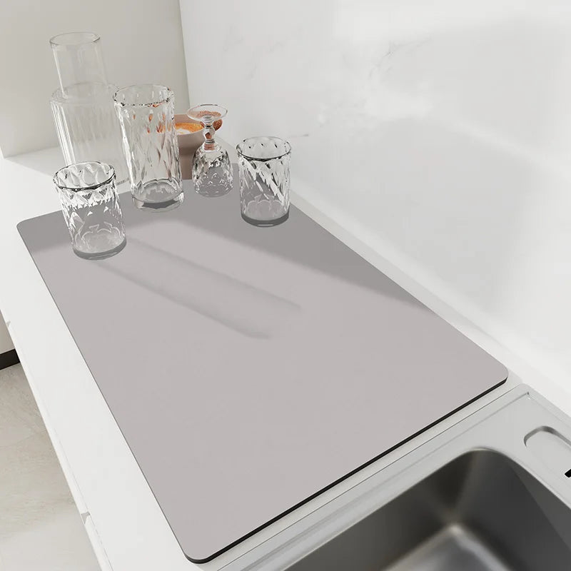 Super Absorbent Large Quick Dry Non-Slip Eco-Friendly Diatom Mud Kitchen Mat