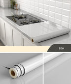 Self-Adhesive Protective Film PVC Waterproof Washable Decorative Surface Cover for Furniture Walls Floors
