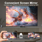 Cinemate 4K Ultra HD Projector Native 720p Resolution Bluetooth HDMI Streaming Compatible