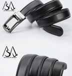 Men’s Genuine Leather Belt with Adjustable Ratchet Buckle for Casual and Formal Wear