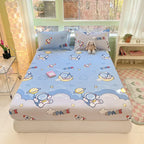 Harrow Cotton Bedding Set 100% Soft Breathable Duvet Cover and Pillowcases Multiple Sizes