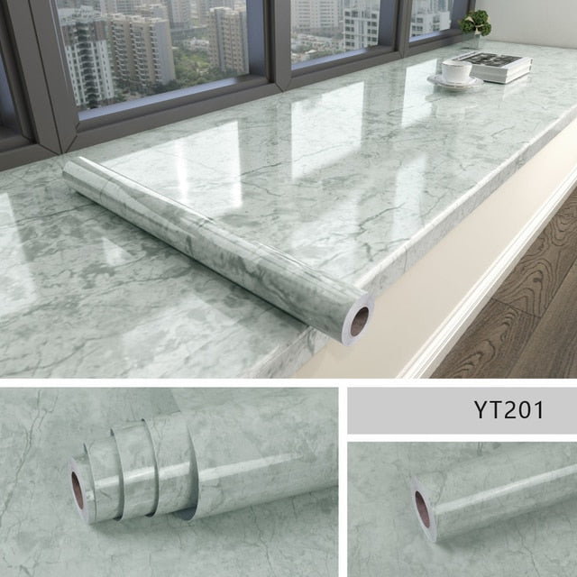 Self-Adhesive Protective Film PVC Waterproof Washable Decorative Surface Cover for Furniture Walls Floors