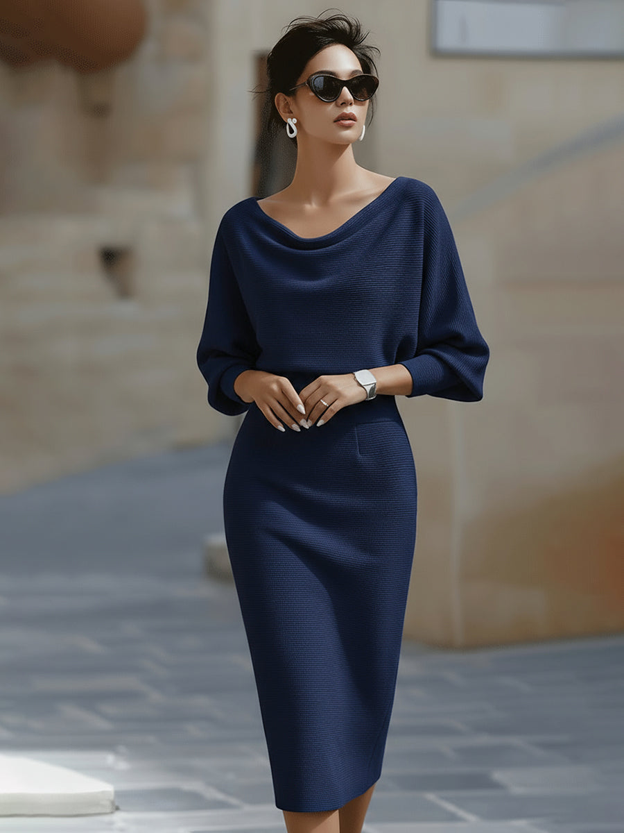 Elegant printed midi dress for women by Harrow, featuring a luxurious design and stylish pattern, perfect for sophisticated occasions.