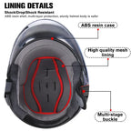 Kids Motocross Helmet Full Face ABS Lightweight Adjustable Straps Ages 3-9 Blaze Colors