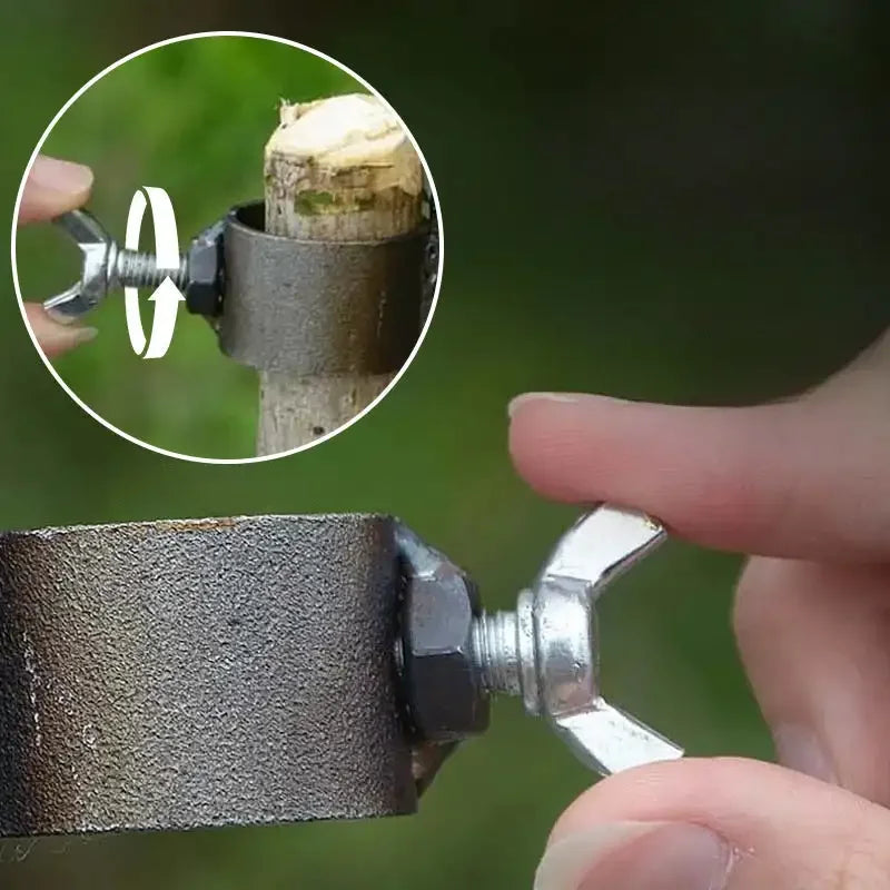 Multi-Purpose Steel Sickle Cutter Head Sharp Double-Edged Adjustable Tension