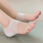 Unisex Invisible Silicone Height Increase Insoles Transparent Shoe Lift Pads 1 Pair