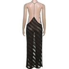Zivka | Elegant Maxi Dress for Women Open Back