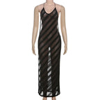 Zivka | Elegant Maxi Dress for Women Open Back