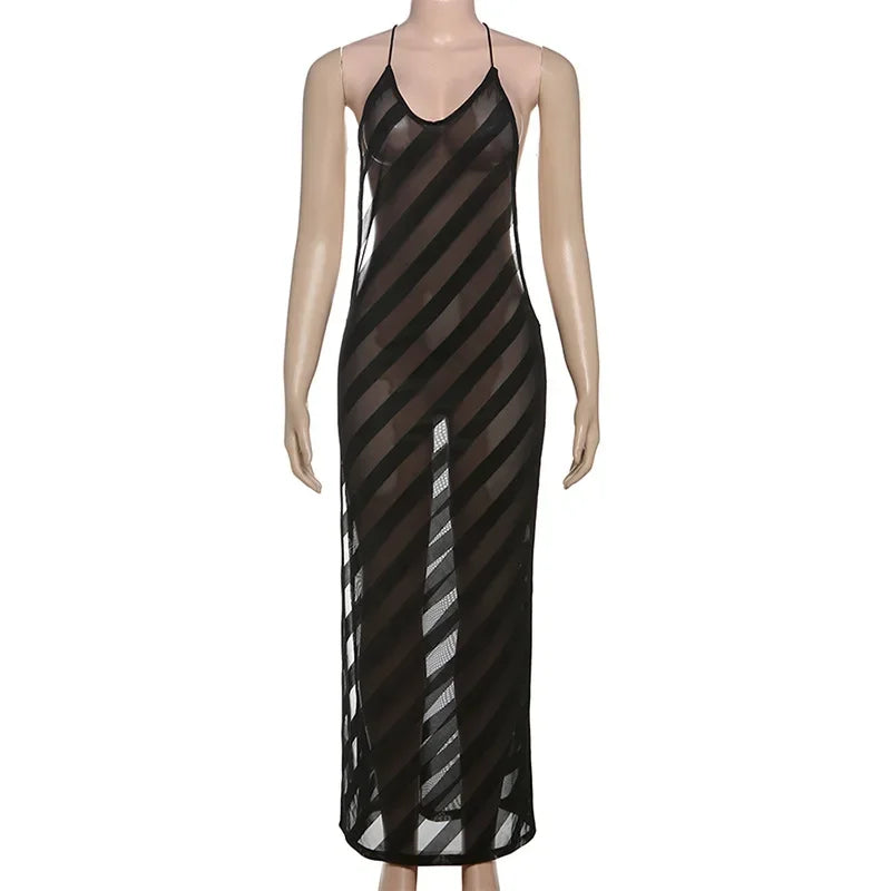 Zivka | Elegant Maxi Dress for Women Open Back