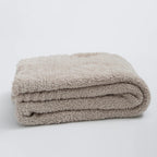 SoftNest Minimalist Knit Throw Blanket Microfiber Blend 51x63 Soft Cozy All-Season Solid Color