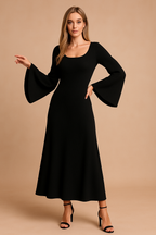 Zoey | Elegant Knit Maxi Dress for Women
