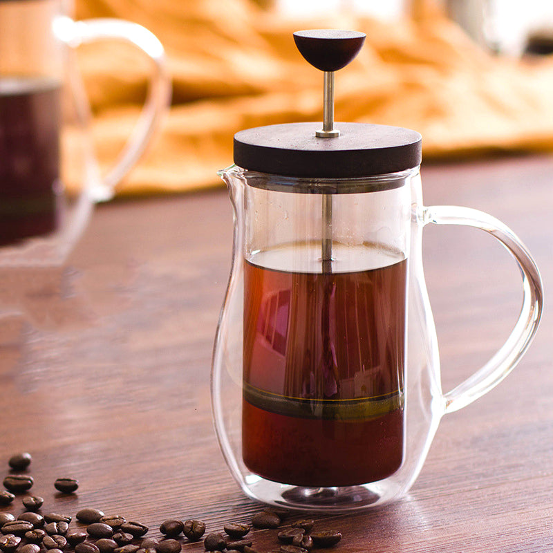 Harrow Sorrento Double-Walled Borosilicate Glass French Press Coffee Maker 350ml 600ml