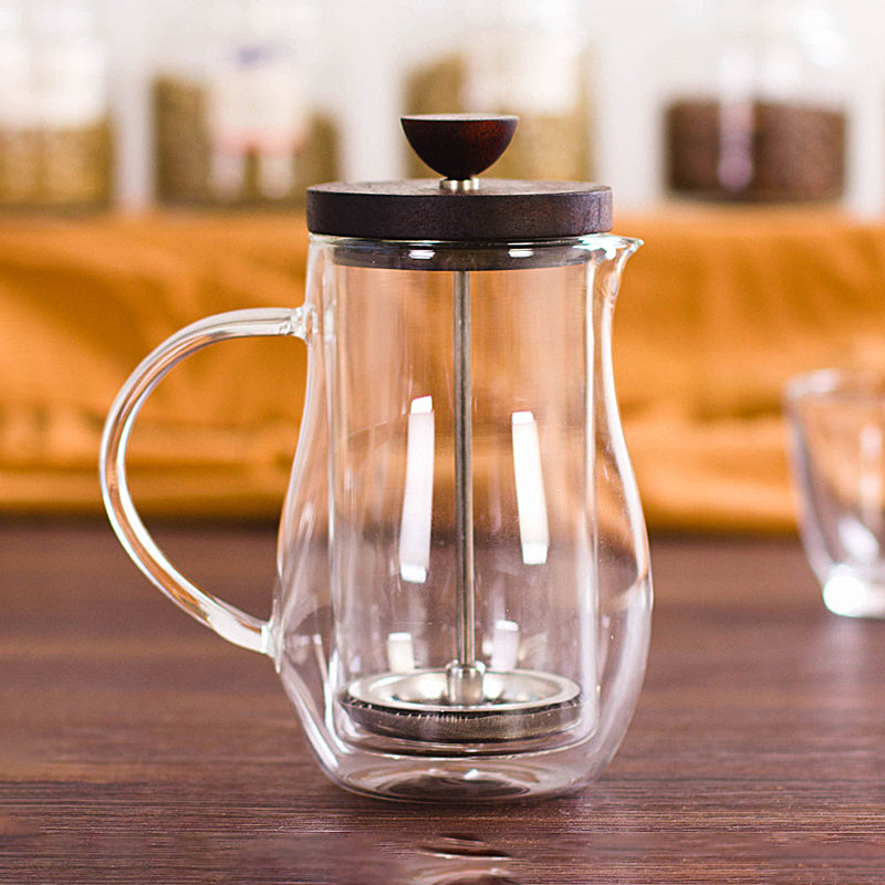 Harrow Sorrento Double-Walled Borosilicate Glass French Press Coffee Maker 350ml 600ml