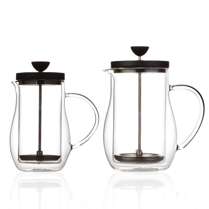 Harrow Sorrento Double-Walled Borosilicate Glass French Press Coffee Maker 350ml 600ml